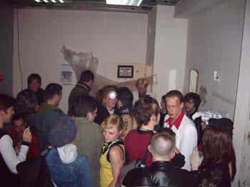 People at 666 party, Berlin