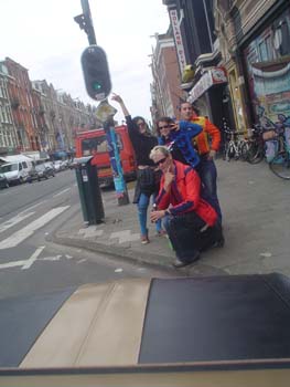 Plastique infront  of occii, Amsterdam