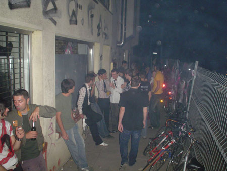 outside club