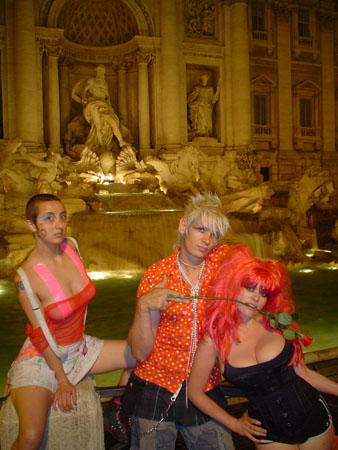 roman rose pose