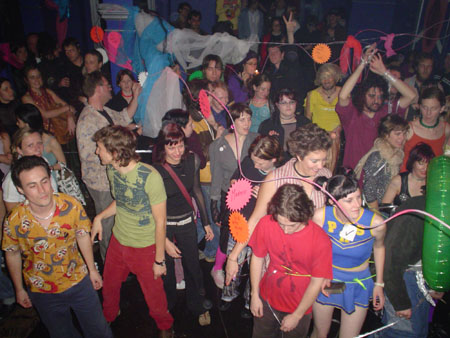 plastique shopping view from stage